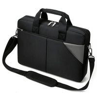 HKM-940563 Large Capacity Portable Laptop Tote Bag for 14-15.6 Inch Laptops - Black Laptop Case