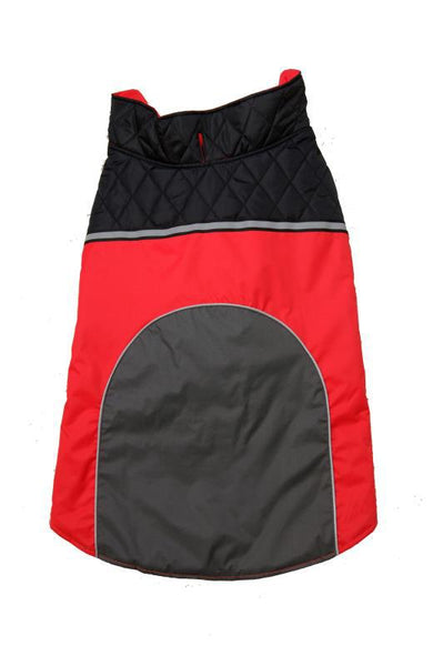 HKM-9406013 Waterproof and Warm Outdoor Jacket for Dogs in Blue, Orange, Army Green, Red
