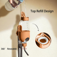 HKM-9406909 360° Rotatable Pet Water Bottle for Small Animals - Ideal for Rabbits, Guinea Pigs, Ferrets, and More