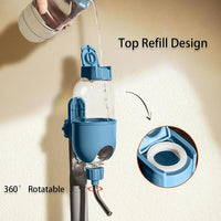 HKM-9406909 360° Rotatable Pet Water Bottle for Small Animals - Ideal for Rabbits, Guinea Pigs, Ferrets, and More