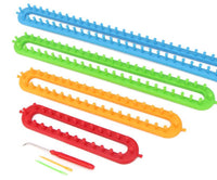 HKM-940691 Plastic Loom Set for Weaving Hats, Scarves, and Socks – 4 Sizes Included