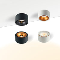 HKM-940819 Nordic Round LED Ceiling Spotlight - 7W and 10W Options, Multiple Colors and Styles, 220V, Aluminum Finish
