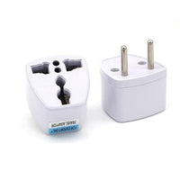 HKM-940883 Universal Multi-Country Travel Plug Adapter with 3-Hole and 2-Hole Options