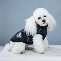 HKM-9409853 Winter Hooded Coat Jacket for Small Dogs – Waterproof, Reflective Design, Adjustable Fit