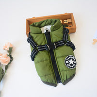 HKM-9409853 Winter Hooded Coat Jacket for Small Dogs – Waterproof, Reflective Design, Adjustable Fit
