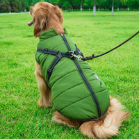 HKM-9409853 Winter Hooded Coat Jacket for Small Dogs – Waterproof, Reflective Design, Adjustable Fit