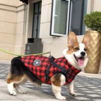 HKM-9409853 Winter Hooded Coat Jacket for Small Dogs – Waterproof, Reflective Design, Adjustable Fit
