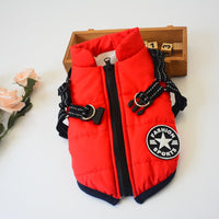 HKM-9409853 Winter Hooded Coat Jacket for Small Dogs – Waterproof, Reflective Design, Adjustable Fit