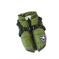 HKM-9409853 Winter Hooded Coat Jacket for Small Dogs – Waterproof, Reflective Design, Adjustable Fit