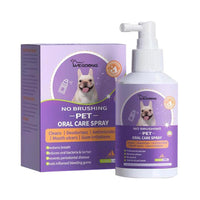 HKM-941075 Pet Oral Care Spray for Cats and Dogs - Fresh Breath and Gum Health with Tea, Licorice, and Mint Extracts