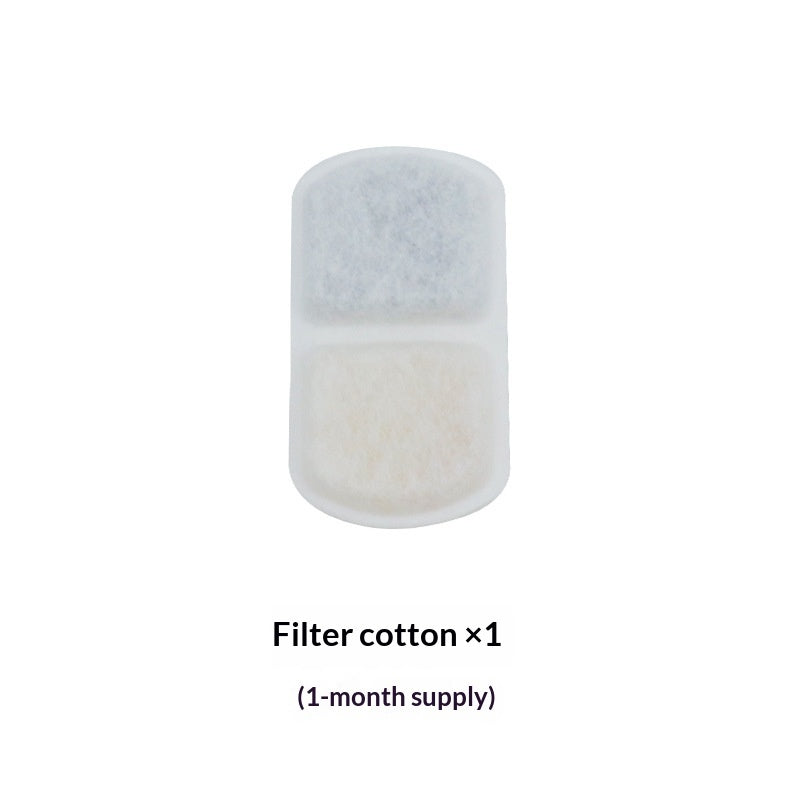 HKM-9411261 Cat Automatic Circulating Water Fountain Filter Cotton Pads - 1/3/6/12 Month Supplies