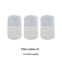HKM-9411261 Cat Automatic Circulating Water Fountain Filter Cotton Pads - 1/3/6/12 Month Supplies