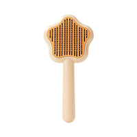 HKM-9412669 Self-Cleaning Cat Comb with Stainless Steel Needles - Pet Grooming Tool (20*9.5*2.5cm, 300g)