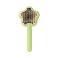 HKM-9412669 Self-Cleaning Cat Comb with Stainless Steel Needles - Pet Grooming Tool (20*9.5*2.5cm, 300g)
