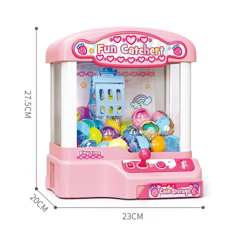 HKM-941267 Mini Ball Claw Machine Toy with Music and Lights for Kids Ages 3+