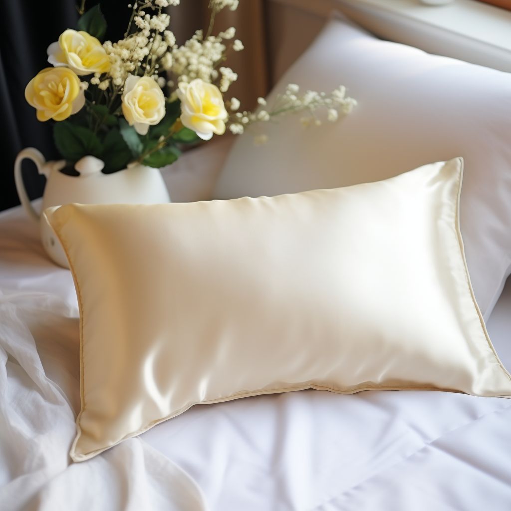 HKM-941331 Double-Sided White Mulberry Silk Pillowcase - 51x66CM & 51x76CM Options