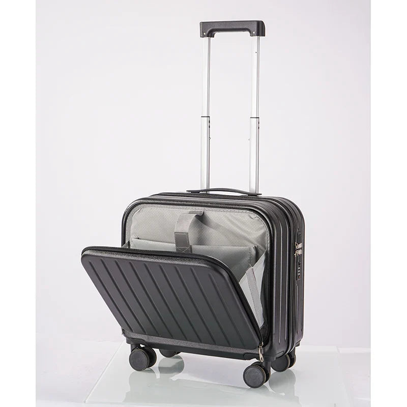 HKM-941395 18 Inch Travel Suitcase with Laptop Compartment and Wheels for Convenient Travel