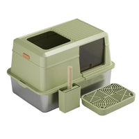 HKM-941459 Intelligent Smart Self-Cleaning Litter Box for Cats with Large Capacity and Durable Design