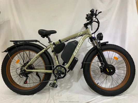 HKM-941715 48V 2000W Electric Mountain Bike with 26-Inch Wheels, 7-Speed Gears, and Hydraulic Disc Brakes