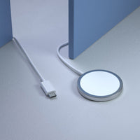 HKM-942035 Magnetic Wireless Charger for iPhone with 15W Fast Charging, USB Connection, 1m Cable
