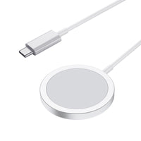 HKM-942035 Magnetic Wireless Charger for iPhone with 15W Fast Charging, USB Connection, 1m Cable