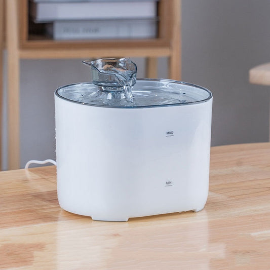HKM-942035 Pet Intelligent Induction Water Dispenser - Smart Rechargeable with Filters for Dogs and Cats