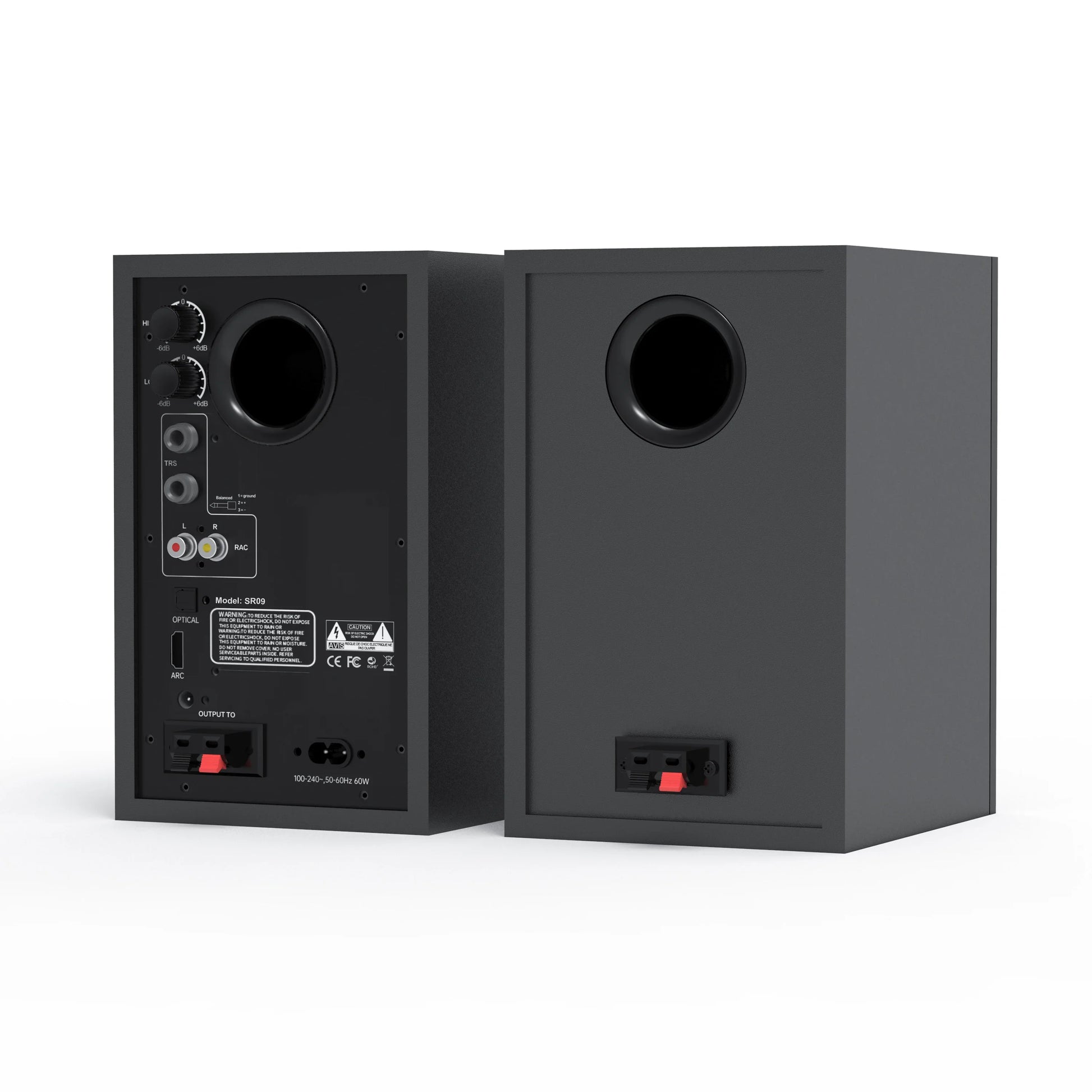 HKM-942163 60W Fiberglass Woofer Speaker with Super Bass and Crystal Sound for Studio Monitoring and Bluetooth Connectivity