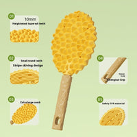 HKM-9422525 Durian Massage Comb and Cat Grass Spray Bottle Set - Green and Yellow Options Available
