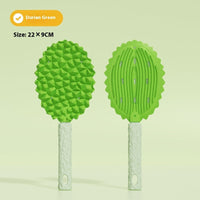 HKM-9422525 Durian Massage Comb and Cat Grass Spray Bottle Set - Green and Yellow Options Available