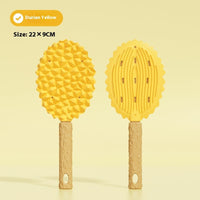 HKM-9422525 Durian Massage Comb and Cat Grass Spray Bottle Set - Green and Yellow Options Available