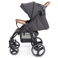 HKM-942355 Lightweight Foldable Baby Stroller with EVA Wheels and Extendable Canopy
