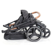 HKM-942355 Lightweight Foldable Baby Stroller with EVA Wheels and Extendable Canopy