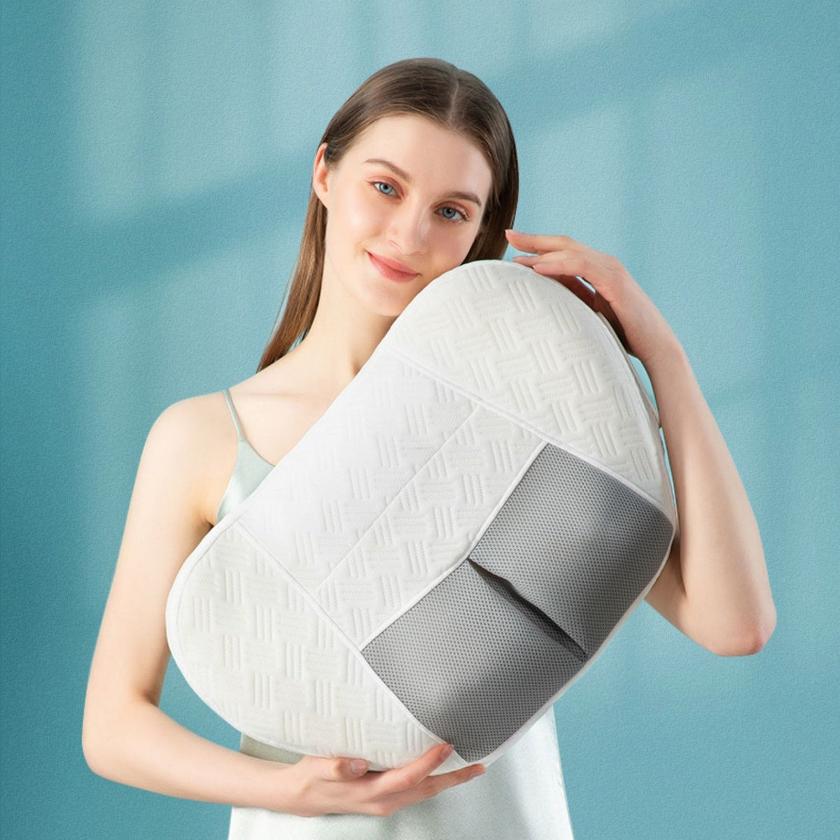 HKM-942611 Butterfly Shaped Infrared Massage Pillow with Heating Function for Neck, Back, Waist and Legs