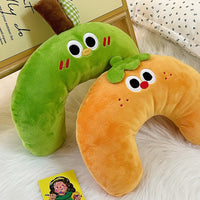 HKM-9428541 Cervical Support U-Shape Pet Pillow for Cats and Dogs - Plush, Various Colors Available