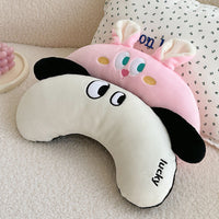 HKM-9428541 Cervical Support U-Shape Pet Pillow for Cats and Dogs - Plush, Various Colors Available