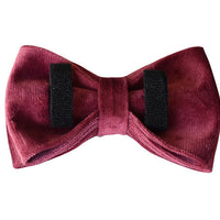 HKM-9428669 Velvet Dog Collar with Bow Knot - Adjustable Leash Set for All Breeds
