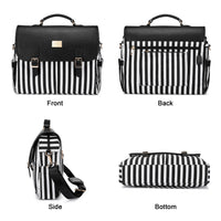 HKM-942867 Stylish 15.6 Inch Laptop Handbag - Versatile Messenger Crossbody Bag for Office Use