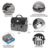 HKM-942867 Stylish 15.6 Inch Laptop Handbag - Versatile Messenger Crossbody Bag for Office Use