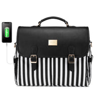 HKM-942867 Stylish 15.6 Inch Laptop Handbag - Versatile Messenger Crossbody Bag for Office Use
