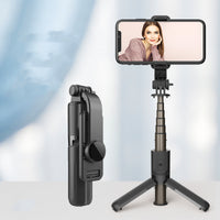 HKM-942867 Universal Multi-Function Live Broadcast Stand for Mobile Phones with Adjustable Extension and Bluetooth Capability