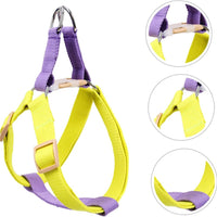 HKM-9429309 Lightweight No-Pull Dog Harness and Leash Set for Small Breeds, Ideal for French Bulldogs and Chihuahuas