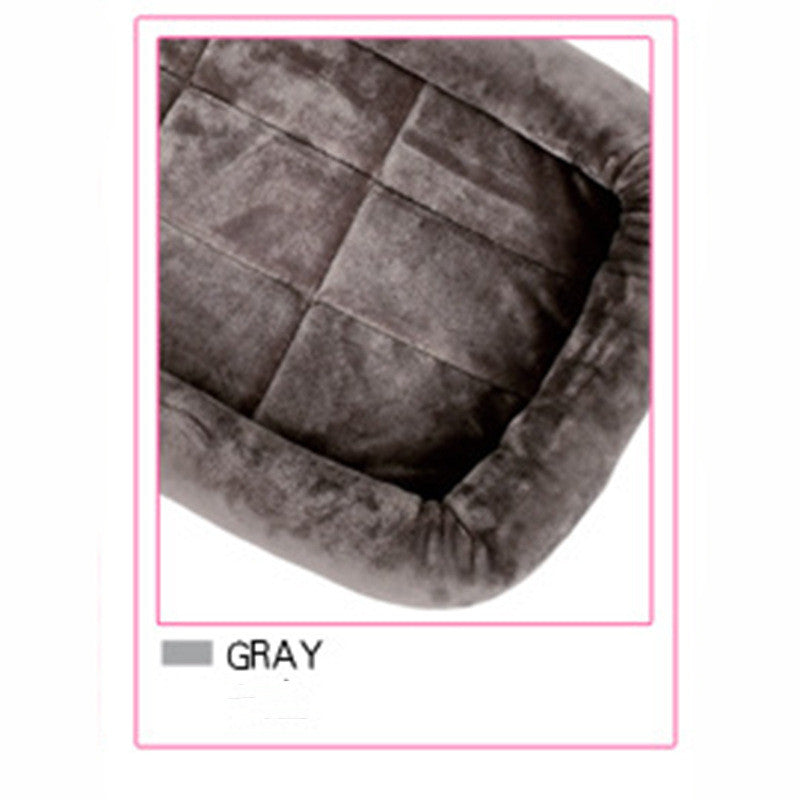 HKM-9430717 Cozy Autumn and Winter Dog Bed Blanket - Soft Cloth Pet Nest in Multiple Sizes