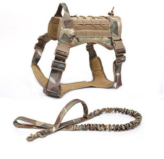 HKM-943187 Tactical Outdoor Pet Vest - Breathable Nylon Design for Comfort and Durability