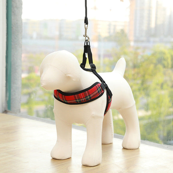 HKM-9432253 Pet Traction Chest Strap for Dogs - Adjustable Harness in Multiple Colors and Sizes S, M, L
