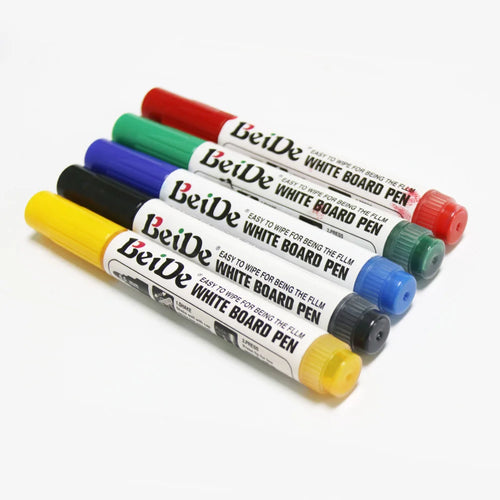 HKM-943443 Bulk Non-Toxic Dry Erase Markers with Refillable Tips for Whiteboards - Multiple Colours Available