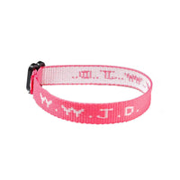 HKM-9435069 Adjustable Jacquard Printed Wrist Strap Bracelet for Unisex - Multiple Colors Available