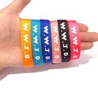HKM-9435069 Adjustable Jacquard Printed Wrist Strap Bracelet for Unisex - Multiple Colors Available