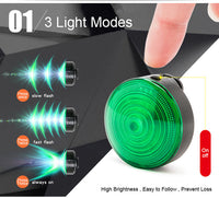 HKM-9435709 Dog Anti-Lost LED Night Light with 3 Modes and Easy Battery Replacement