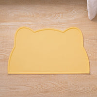 HKM-9436221 Cat Head-Shaped Silicone Mat ¨C Easy to Clean, Spill Proof & Waterproof, Suitable for Pet Feeding