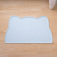 HKM-9436221 Cat Head-Shaped Silicone Mat ¨C Easy to Clean, Spill Proof & Waterproof, Suitable for Pet Feeding